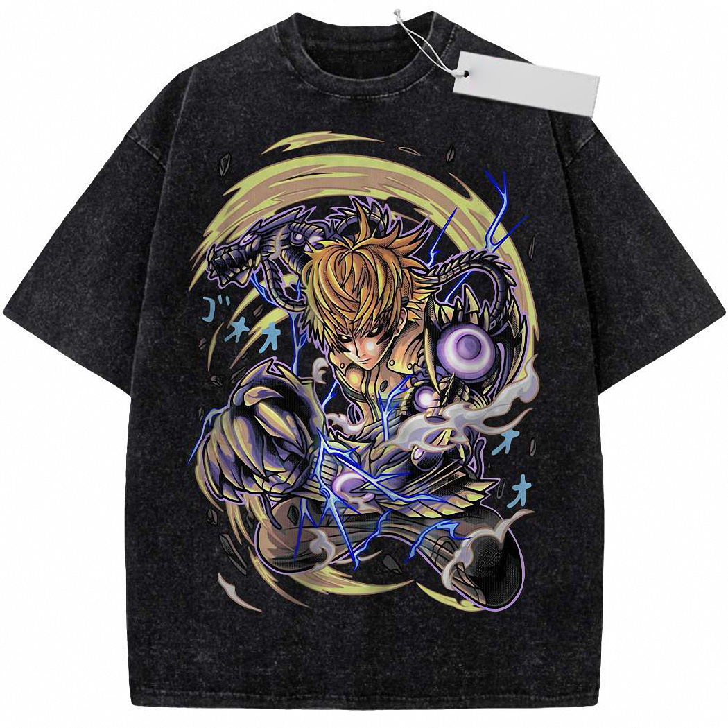 Genos Shirt, One Punch Man Shirt, Anime Shirt, Vintage Tee 4