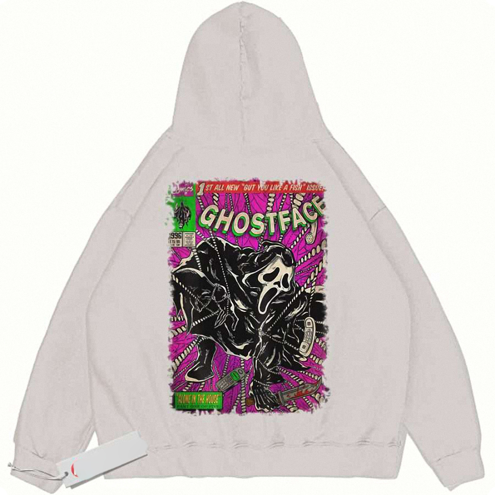 Ghostface Hoodie, Halloween Hoodie, Horror Hoodie, Vintage Hoodie