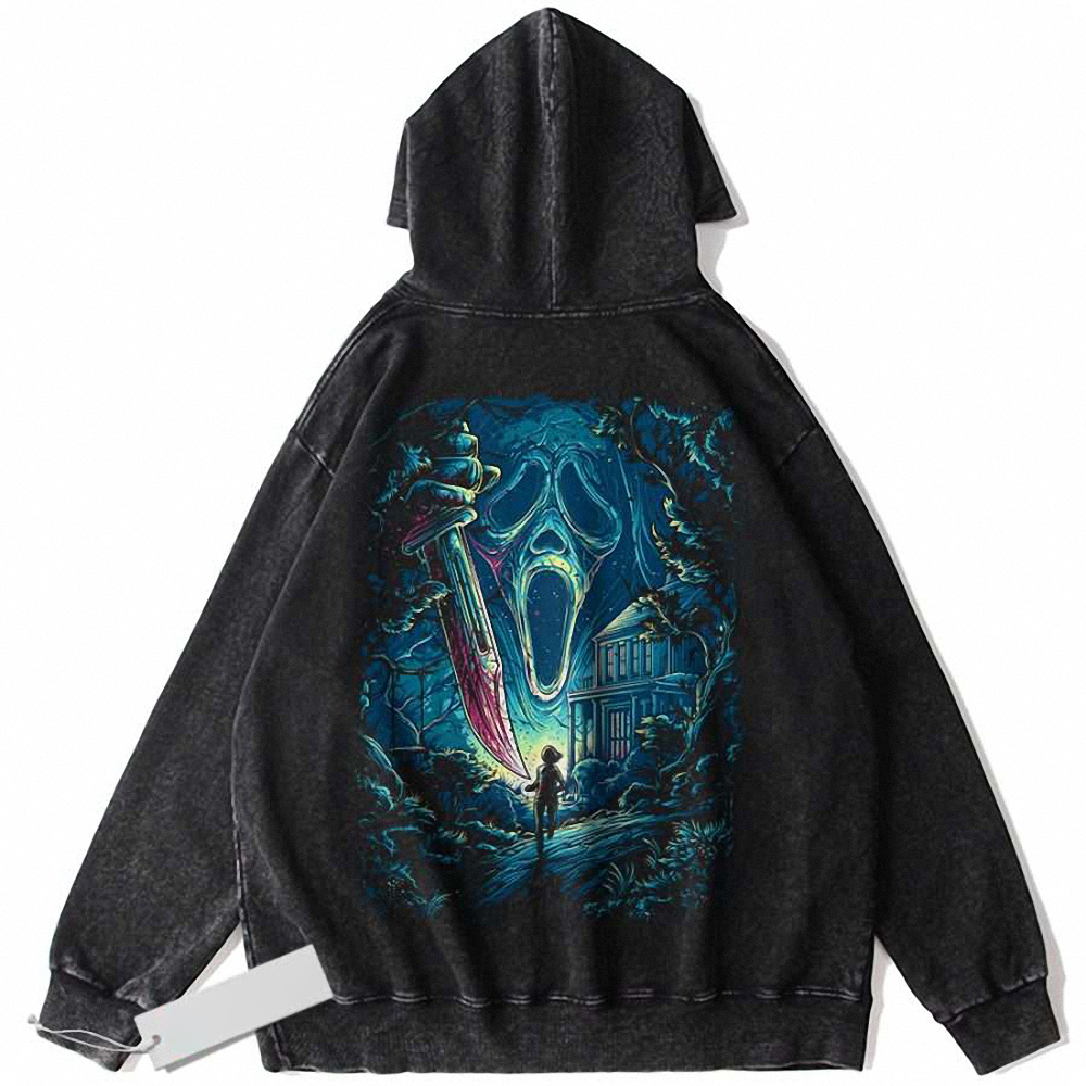 Ghostface Hoodie, Scream Hoodie, Halloween Hoodie, Horror Hoodie, Vintage Hoodie