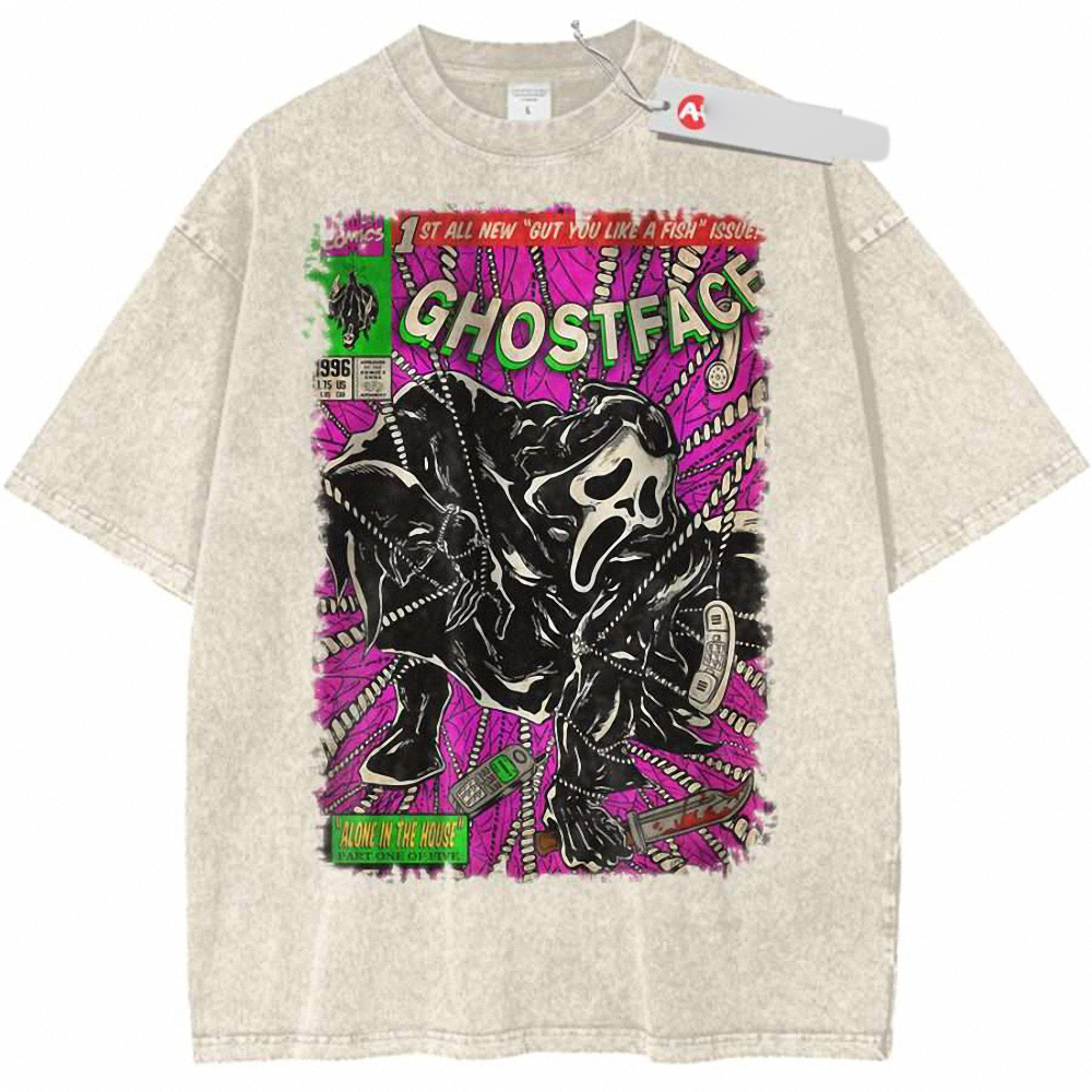 Ghostface Shirt, Scream Shirt, Halloween Shirt, Horror Vintage T-Shirt