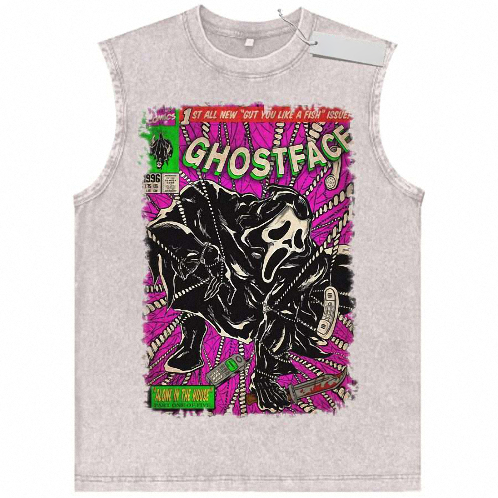Ghostface Tank Top, Scream Tank Top, Vintage Tank Top
