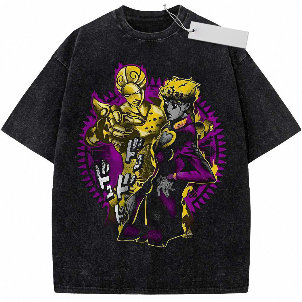 Giorno Giovanna Shirt, JoJo's Bizarre Adventure Shirt, Anime Shirt, Vintage Tee 7