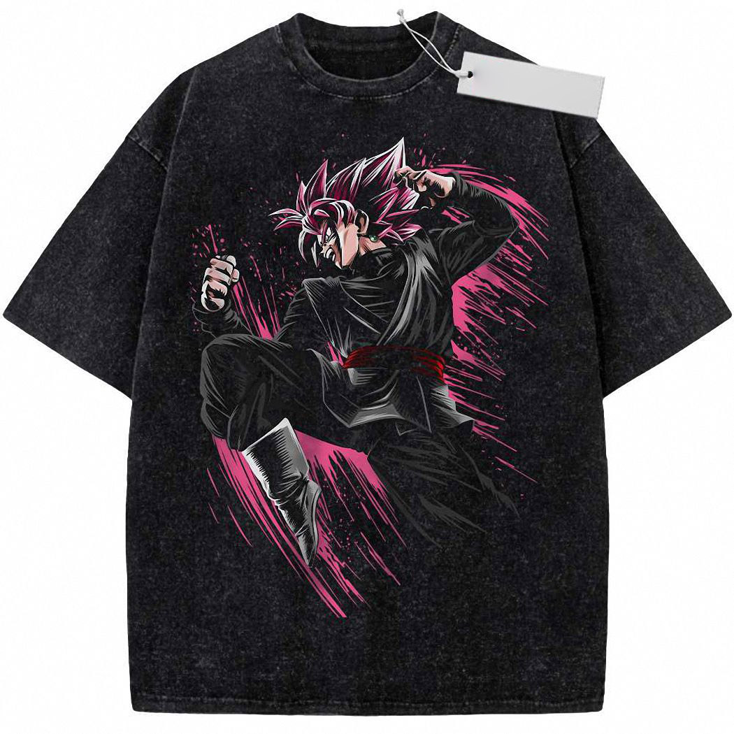 Goku Black Shirt, Dragon Ball Shirt, Anime Shirt, Vintage Tee 4