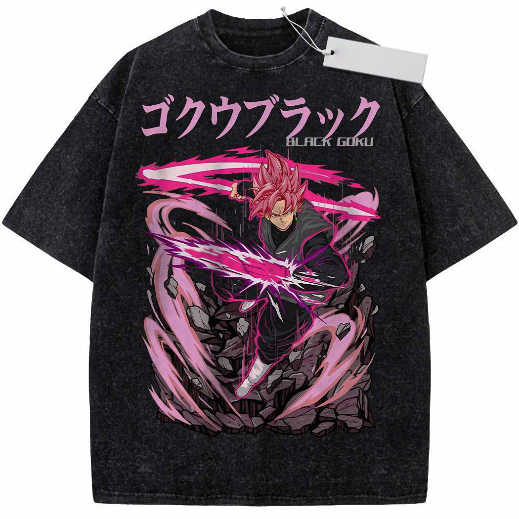 Goku Black Shirt, Dragon Ball Shirt, DBZ Shirt, Anime Shirt, Vintage T-Shirt 6
