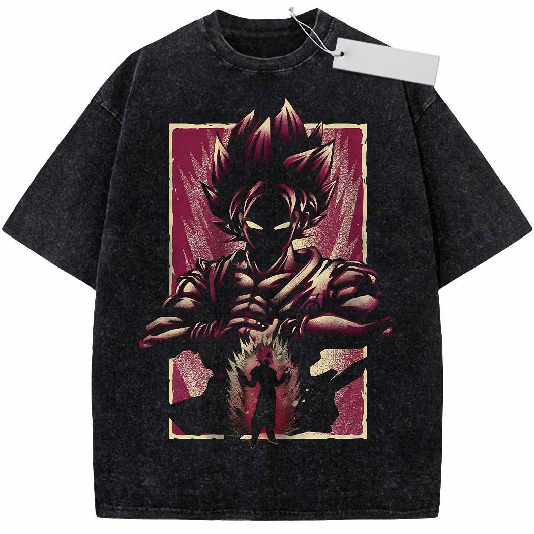 Goku Kaio-ken Shirt, Dragon Ball Shirt, DBZ Shirt, Anime Shirt, Vintage T-Shirt 2