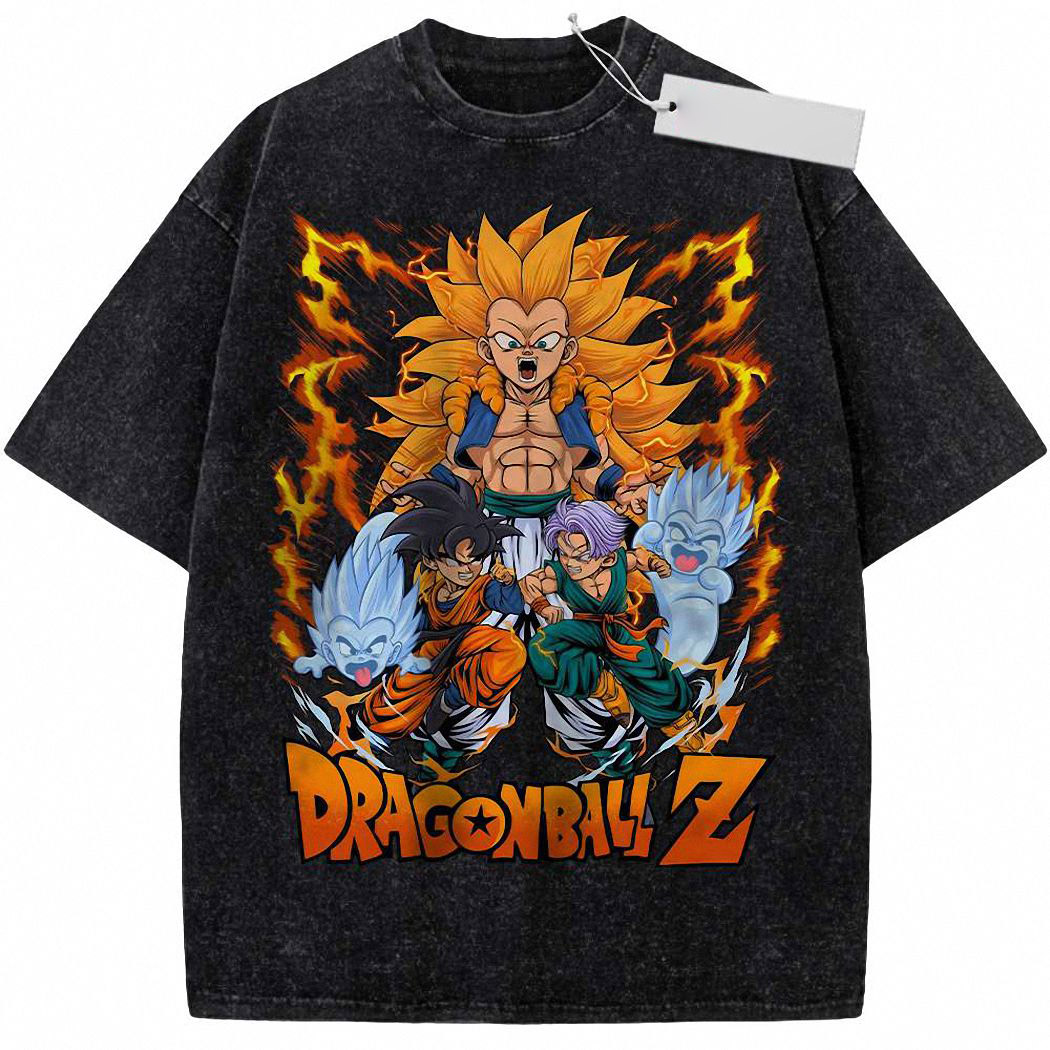 Gotenks Shirt, Dragon Ball Z Shirt, DBZ Shirt, Anime Shirt, Vintage Tee 1