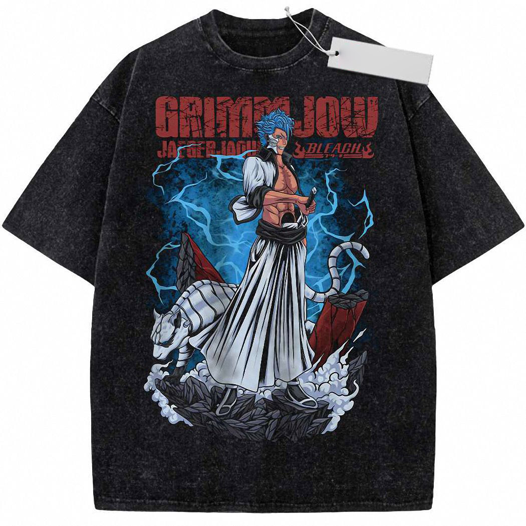 Grimmjow Jaegerjaquez Shirt, Bleach Shirt, Anime Shirt, Vintage T-Shirt 3