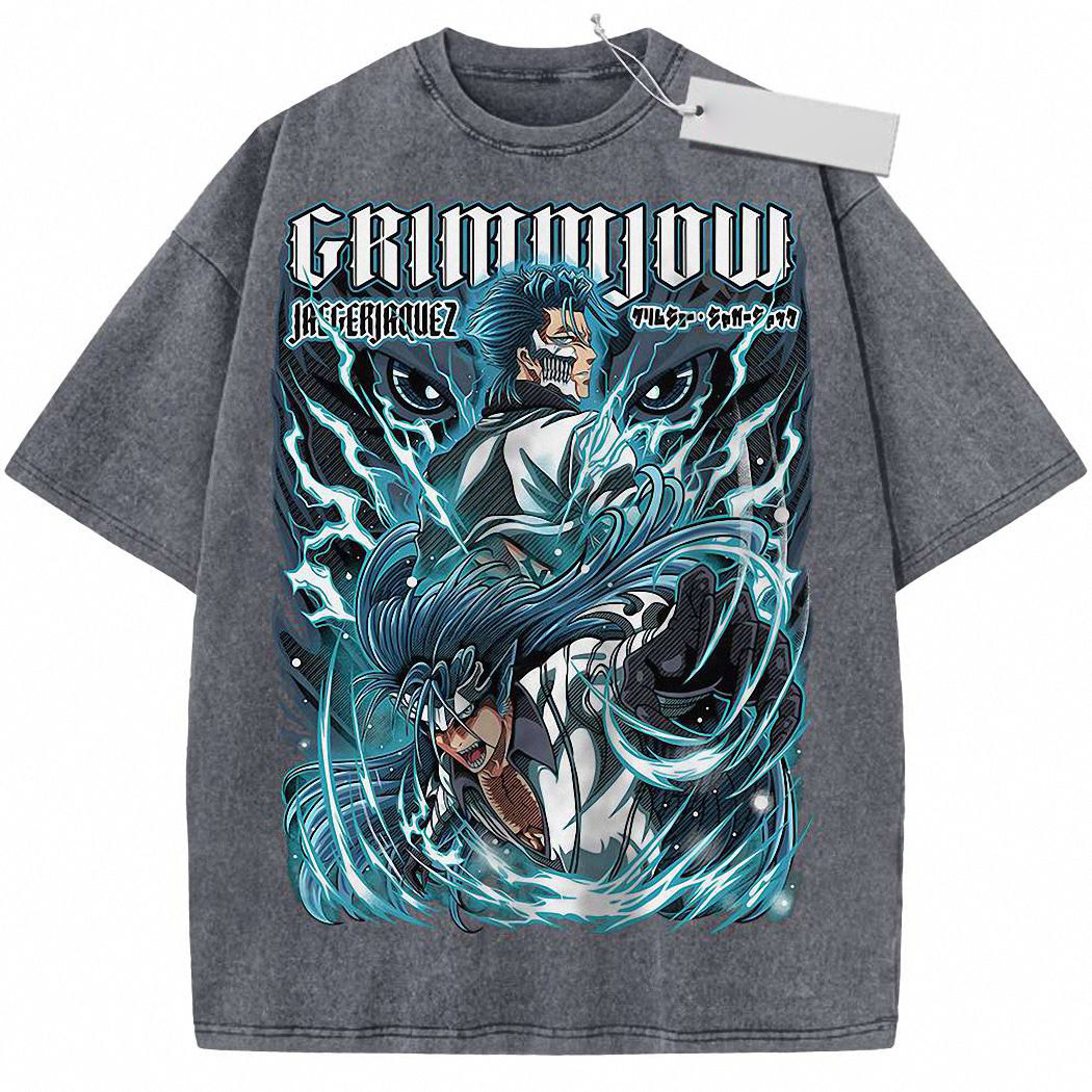 Grimmjow Jaegerjaquez Shirt, Bleach Shirt, Anime Shirt, Vintage Tee 9
