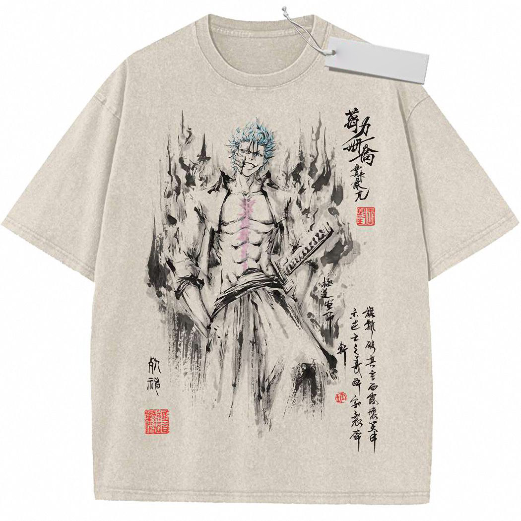Grimmjow Jaegerjaquez Shirt, Bleach Shirt, Anime Shirt, Vintage Tee 6