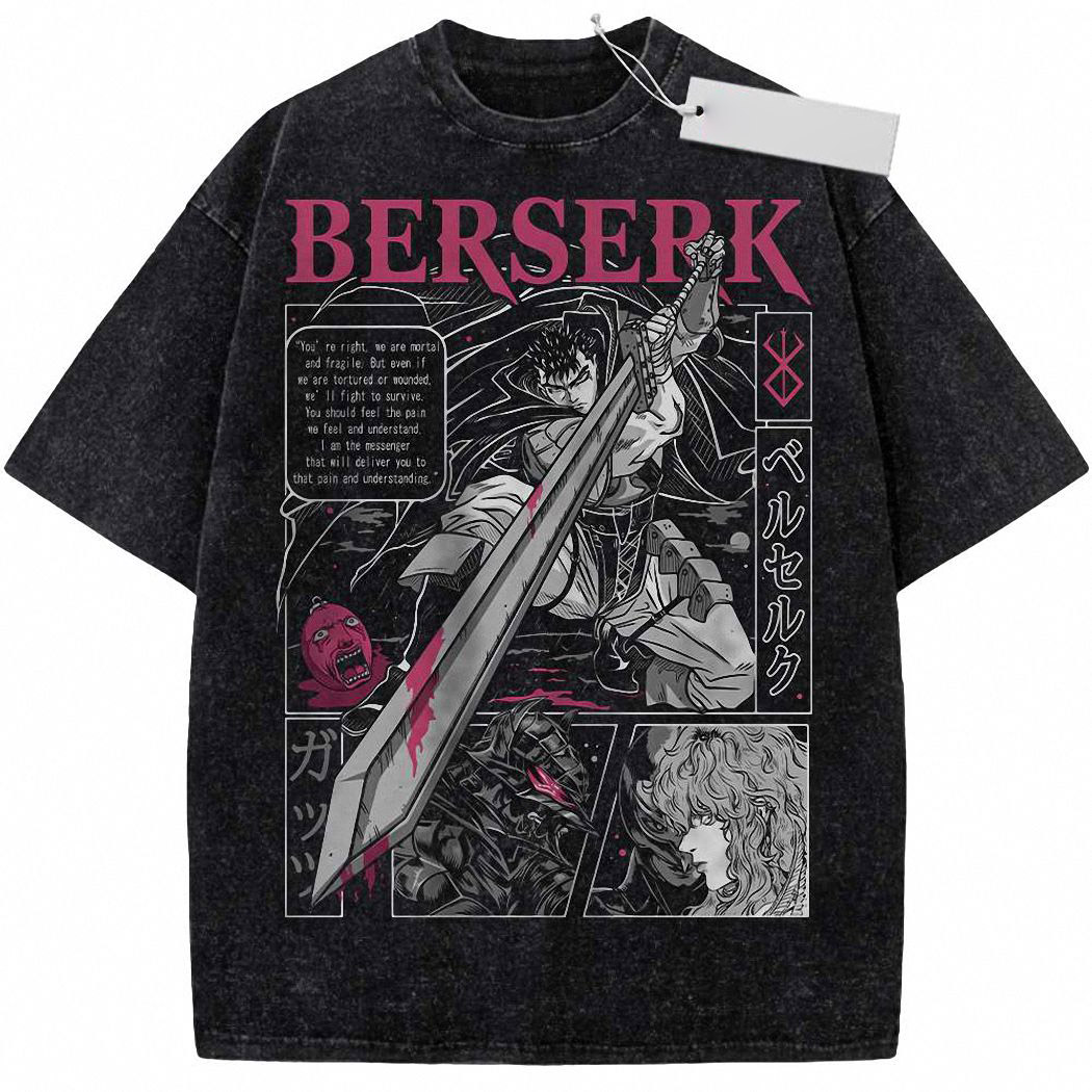 Guts Shirt, Berserk Shirt, Anime Shirt, Vintage T Shirt 18