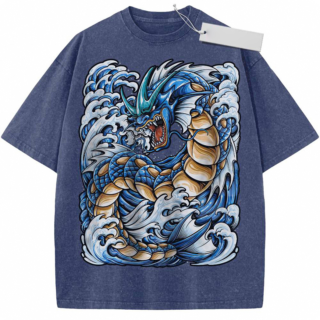 Gyarados Shirt, Anime Shirt, Vintage Tee 2