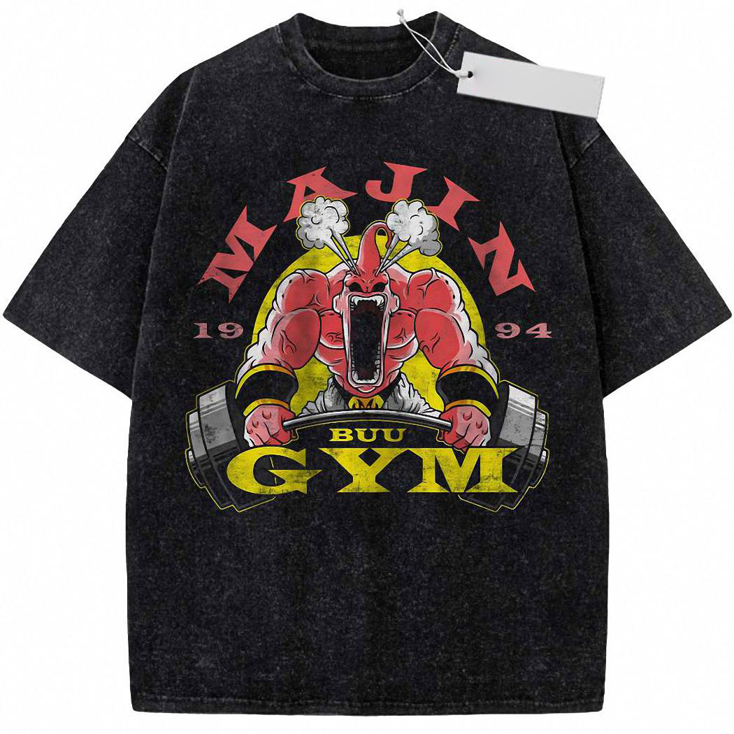 Gym Majin Buu Shirt, Dragon Ball Shirt, DBZ Shirt, Anime Shirt, Vintage Tee 1