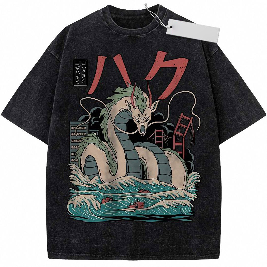 Haku Shirt, Spirited Away Shirt, Studio Ghibli Shirt, Anime Shirt, Vintage Tee 3