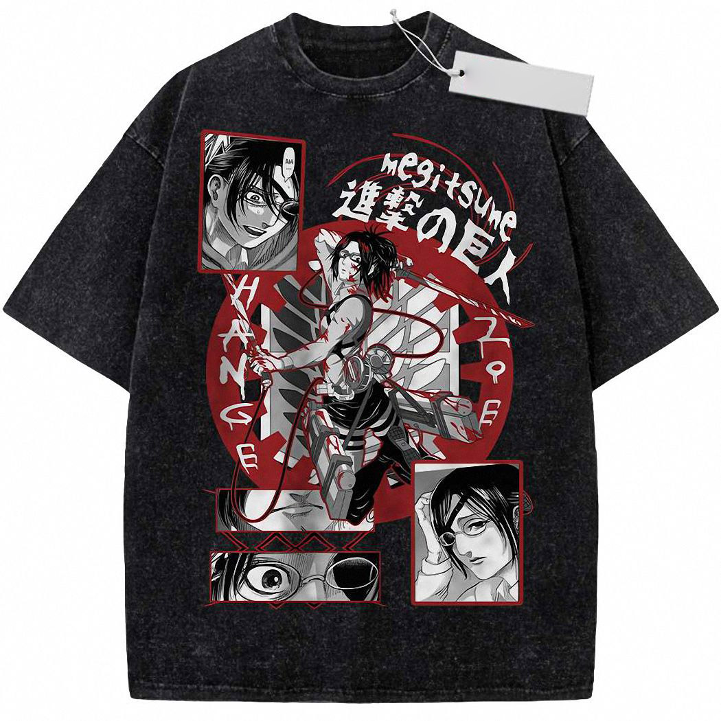Hange Zoe Shirt, Attack on Titan Shirt, AOT Shirt, Anime Shirt, Vintage Tee 9
