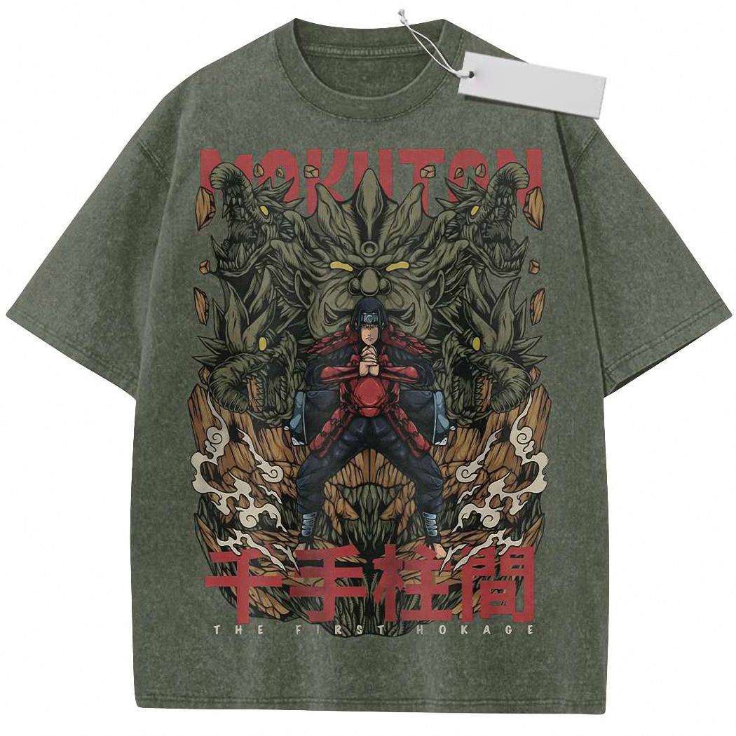 Hashirama Senju Shirt, Naruto Shirt, Anime Shirt, Vintage Tee '5