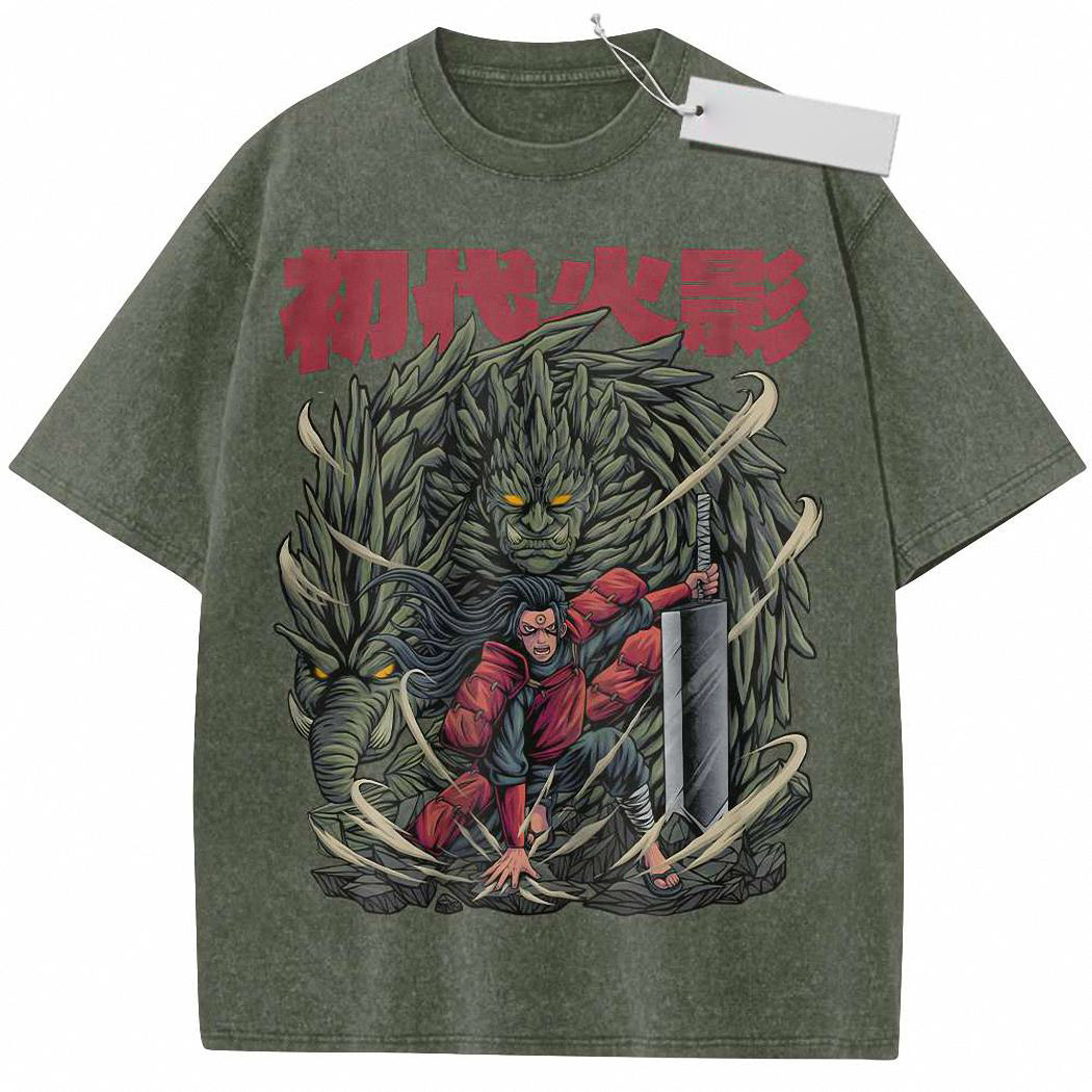 Hashirama Senju Shirt, Naruto Shirt, Anime Shirt, Vintage Tee 121