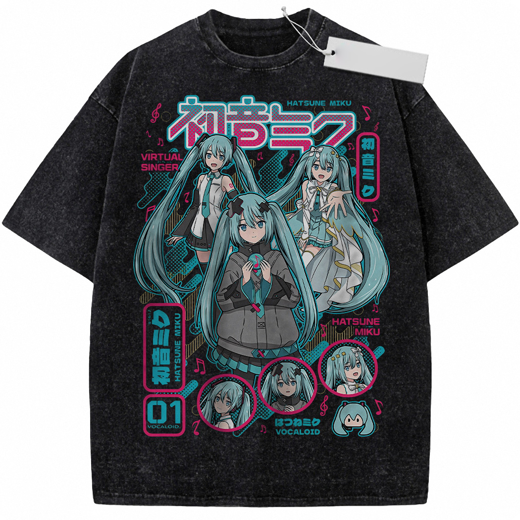 Hatsune Miku Shirt, Anime Shirt, Vintage Tee 4