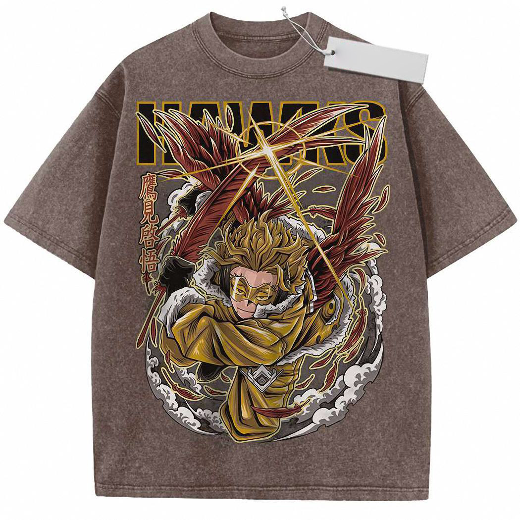 Hawks Shirt, Keigo Takami Shirt, MHA Shirt, Anime Shirt, Vintage T Shirt 456