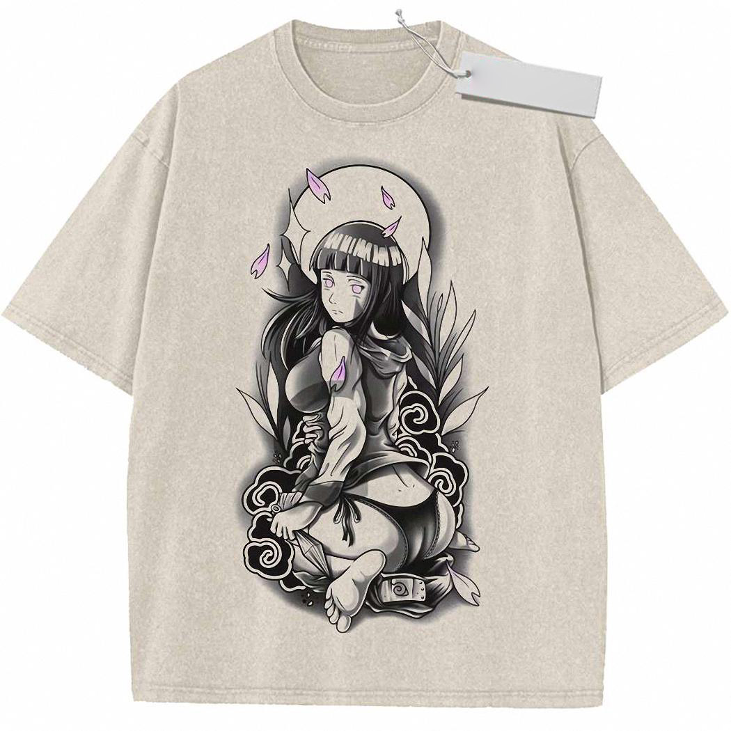 Hinata Hyuga Shirt, Naruto Shirt, Anime Shirt, Vintage Tee 8