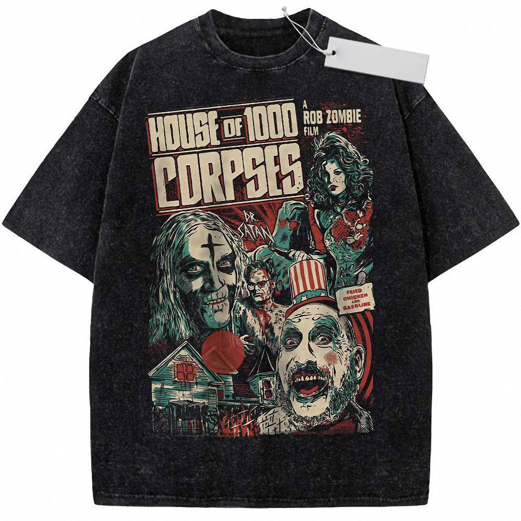 House of 1000 Corpses Shirt, Halloween Shirt, Horror Movie Shirt, Vintage T-Shirt 2