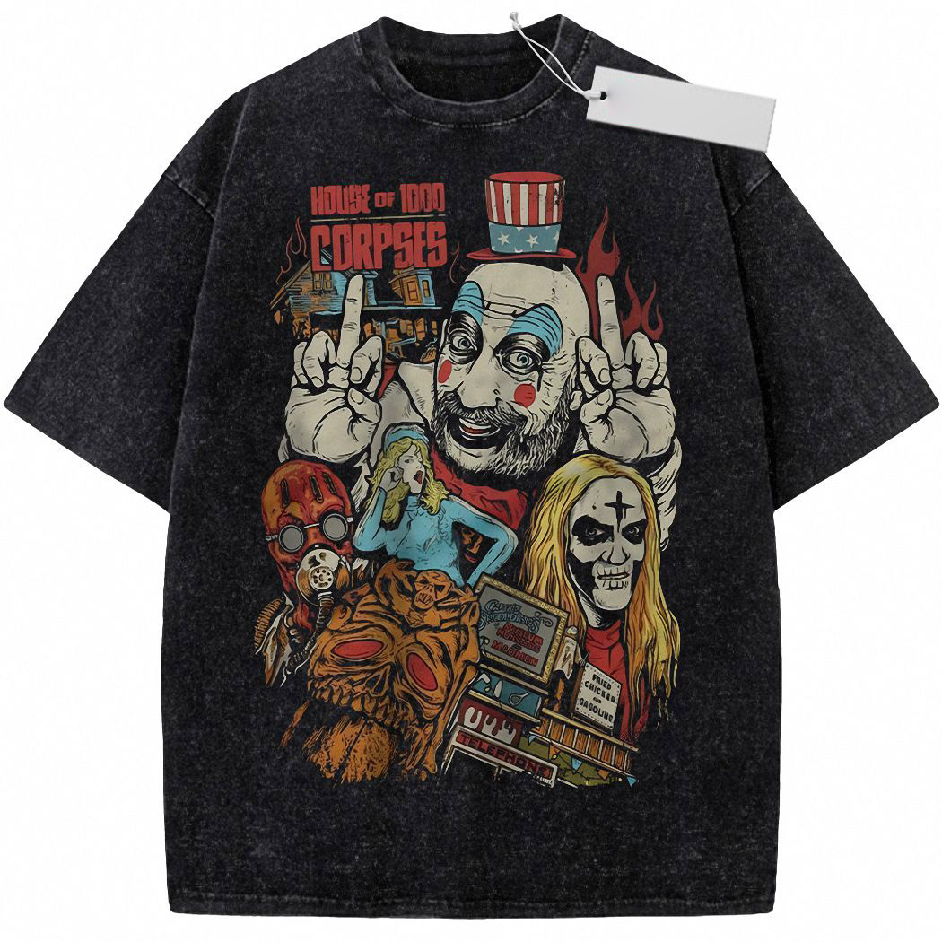 House of 1000 Corpses Shirt, Horror Movie Shirt, Halloween Shirt, Vintage Tee 5