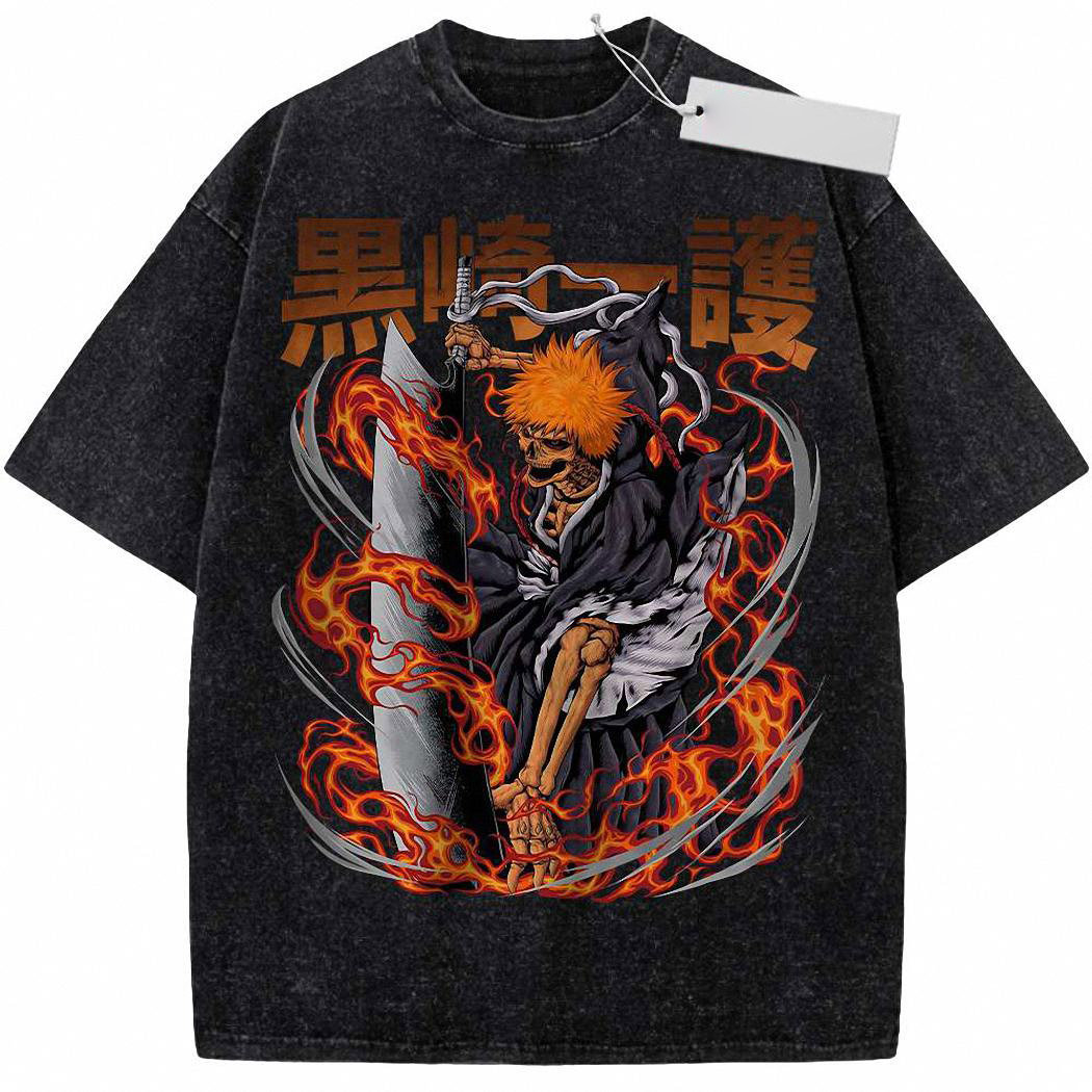 Ichigo Kurosaki Shirt, Bleach Shirt, Anime Shirt, Vintage T Shirt 425