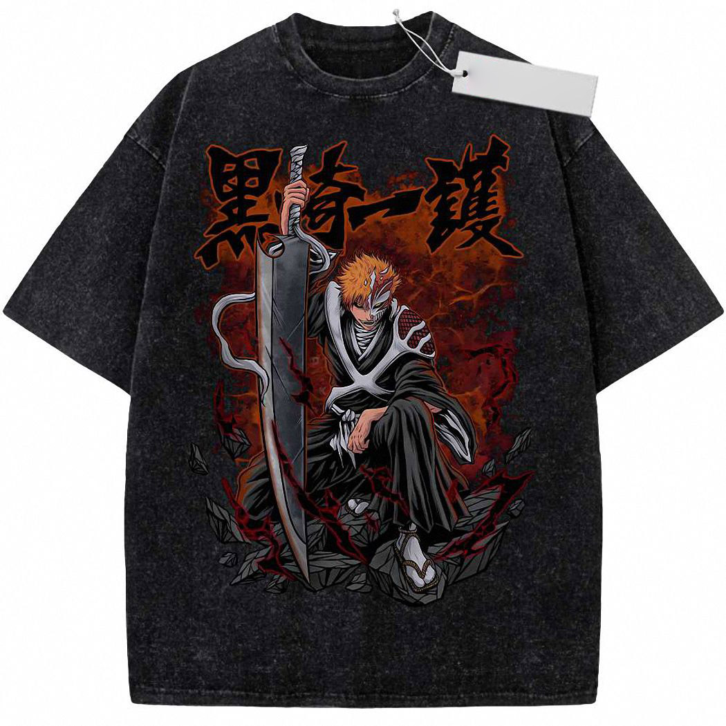 Ichigo Kurosaki Shirt, Bleach Shirt, Anime Shirt, Vintage T-Shirt 3