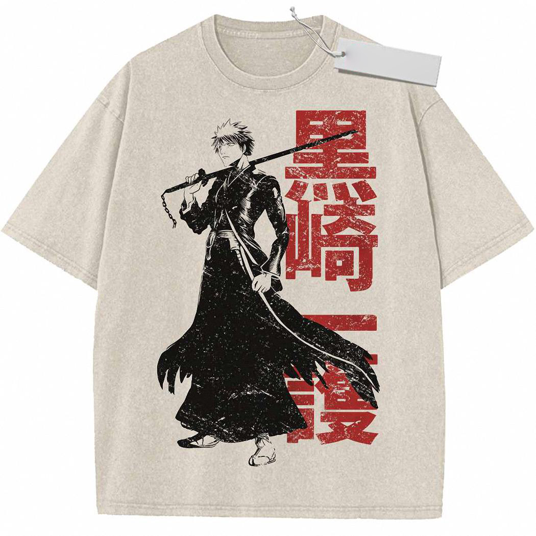 Ichigo Kurosaki Shirt, Bleach Shirt, Anime Shirt, Vintage T Shirt 193