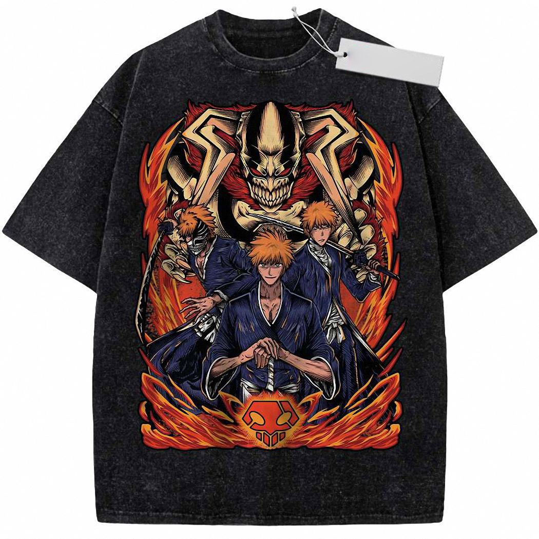 Ichigo Kurosaki Shirt, Bleach Shirt, Anime Shirt, Vintage T Shirt 405