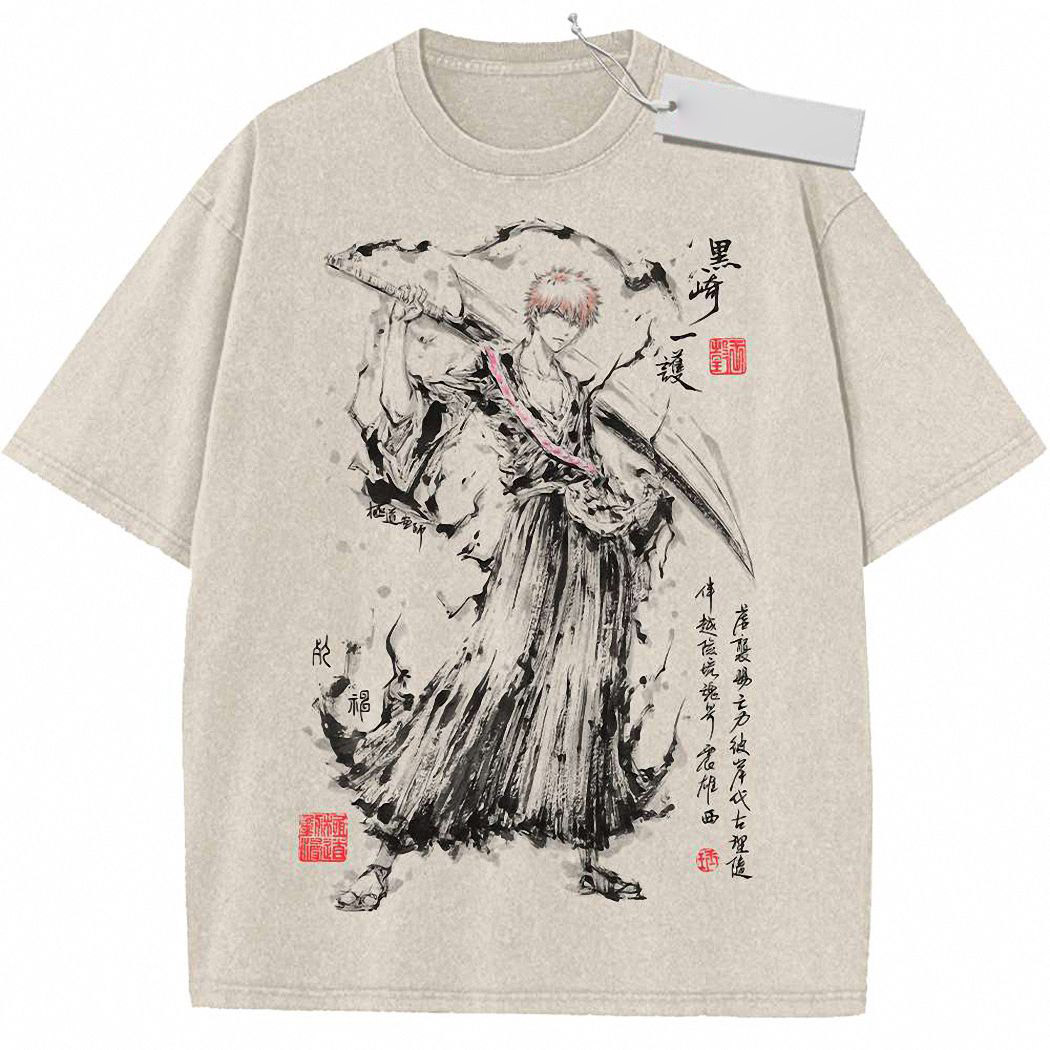 Ichigo Kurosaki Shirt, Bleach Shirt, Anime Shirt, Vintage T-Shirt 6