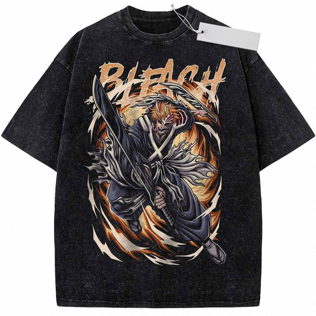 Ichigo Kurosaki Shirt, Bleach Shirt, Anime Shirt, Vintage Tee 171