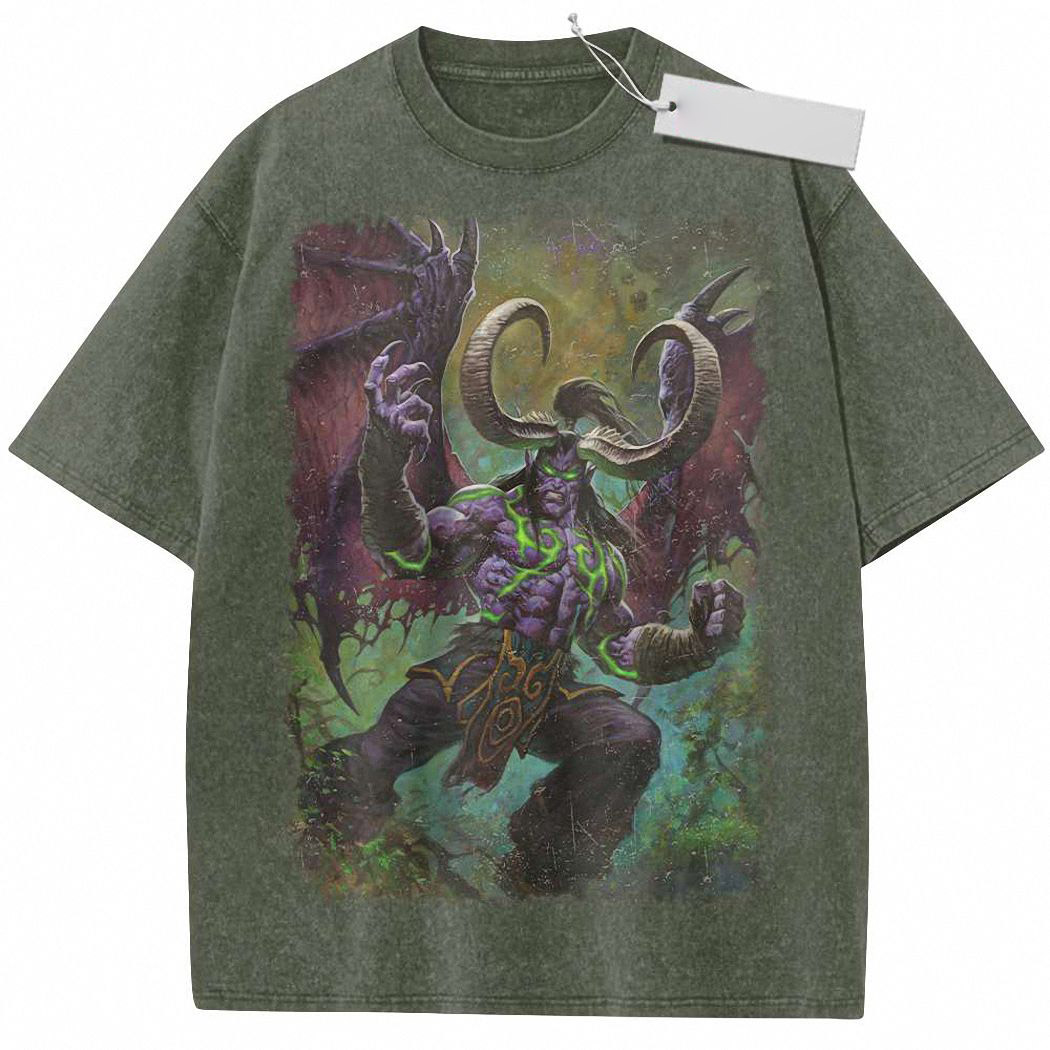 Illidan Stormrage Shirt, Dota Shirt, World of Warcraft Shirt, WoW Shirt, Game Shirt, Vintage Tee 5
