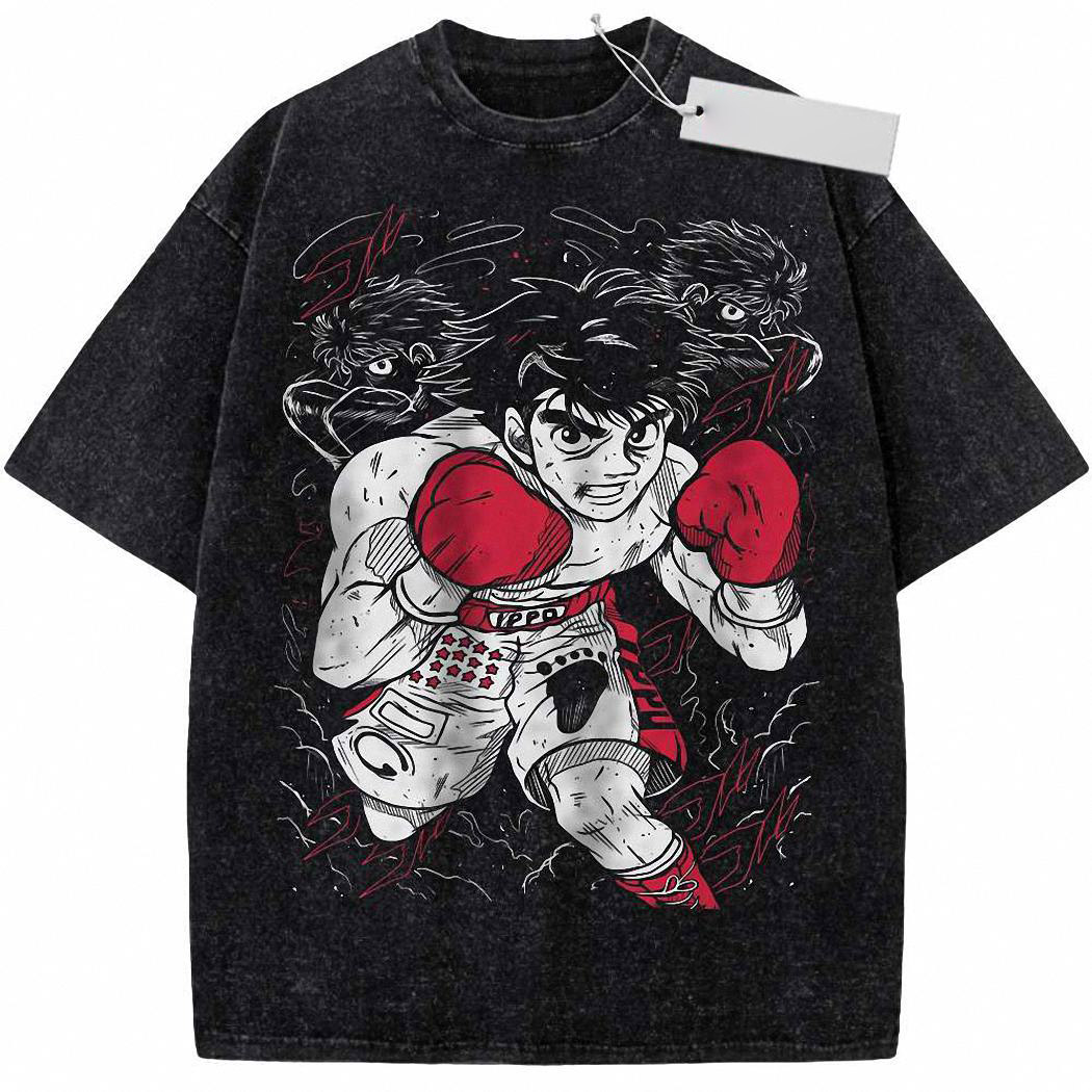 Ippo Makunouchi Shirt, Hajime no Ippo Shirt, Anime Shirt, Vintage T Shirt 338