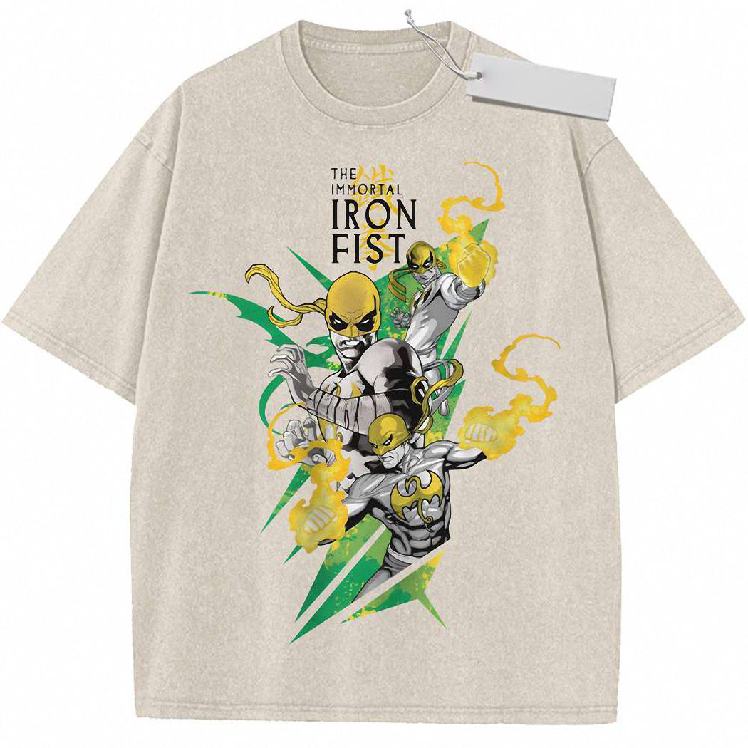 Iron Fist Shirt, Marvel Comics Shirt, Vintage T-Shirt 4