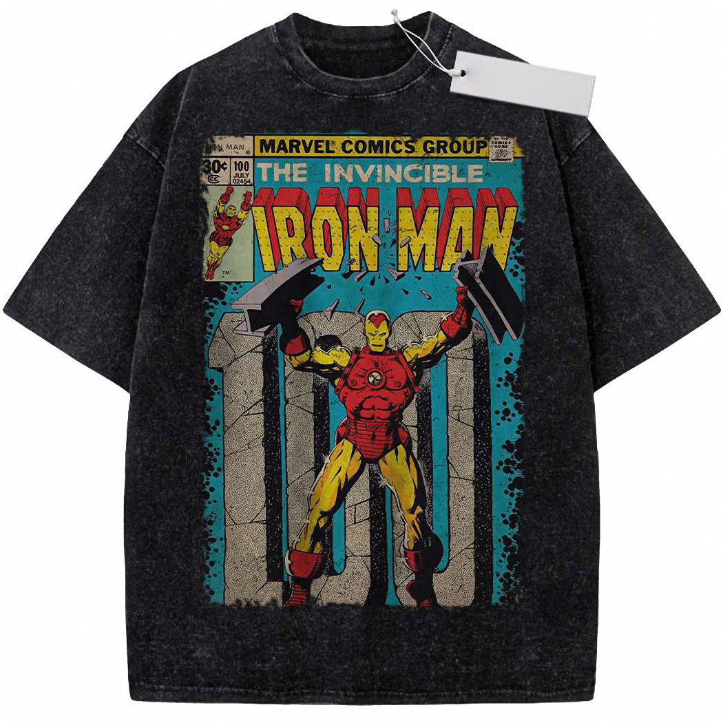 Iron Man Shirt, Marvel Comics Shirt, Vintage Tee 1