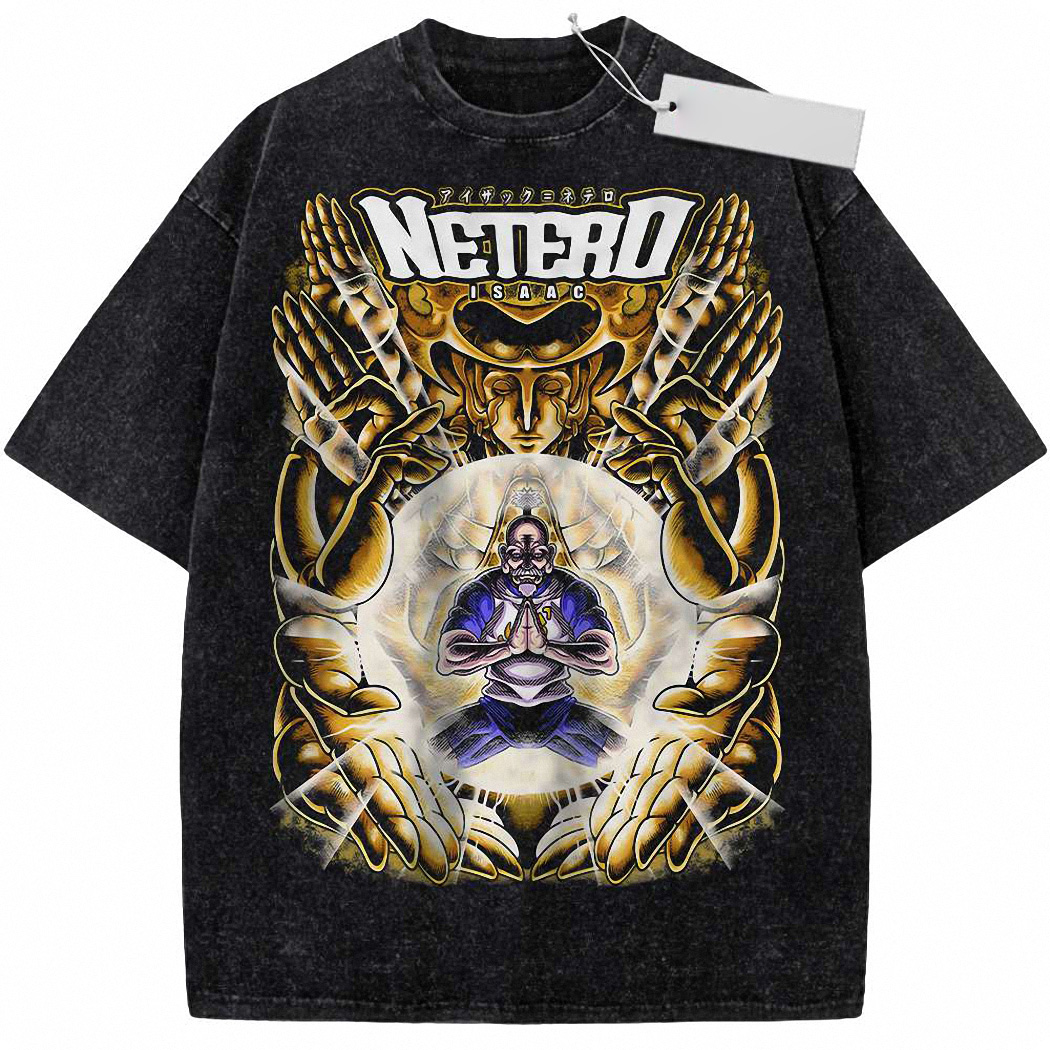 Isaac Netero Shirt, Hunter x Hunter Shirt, HxH Shirt, Anime Shirt, Vintage T-Shirt 6