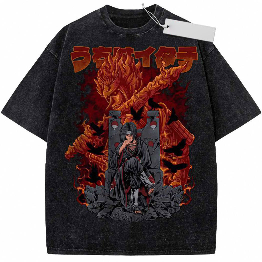 Itachi Uchiha Shirt, Akatsuki Shirt, Naruto Shirt, Anime Shirt, Vintage Tee 463