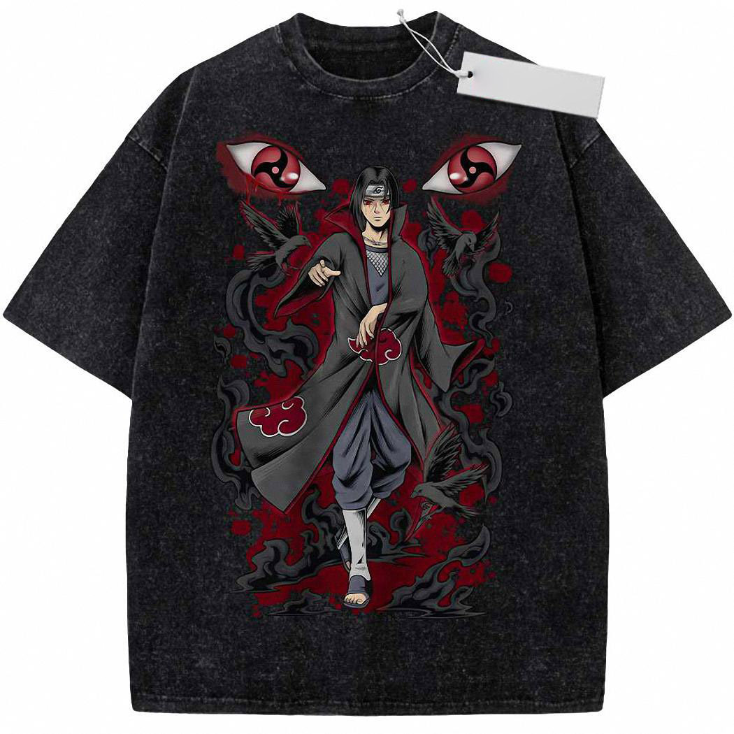 Itachi Uchiha Shirt, Akatsuki Shirt, Naruto Shirt, Anime Shirt, Vintage Tee 6