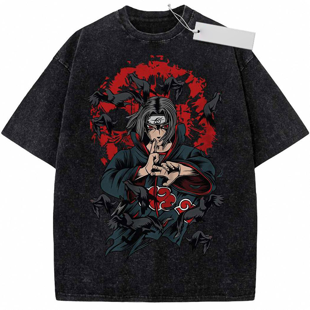 Itachi Uchiha Shirt, Naruto Shirt, Anime Shirt, Vintage T Shirt 148