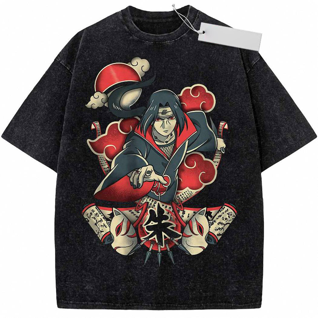 Itachi Uchiha Shirt, Naruto Shirt, Anime Shirt, Vintage T Shirt 131