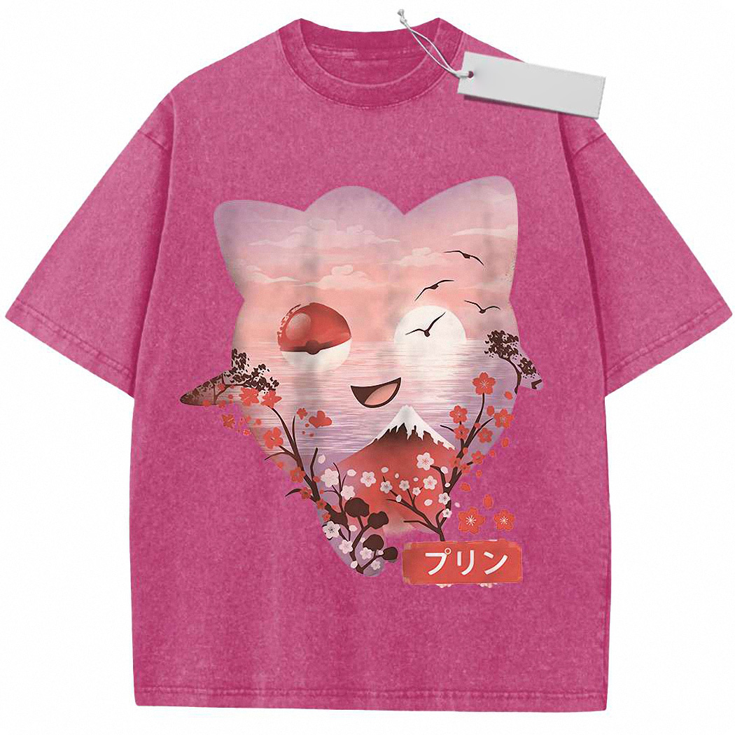 Jigglypuff Shirt, Anime Shirt, Vintage Tee 6