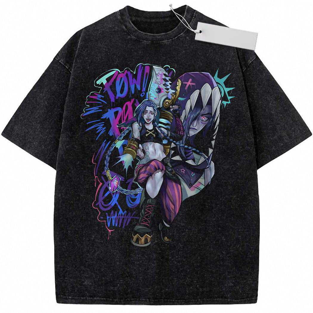 Jinx Shirt, League of Legends Shirt, LoL Shirt, Game Shirt, Vintage T-Shirt 6