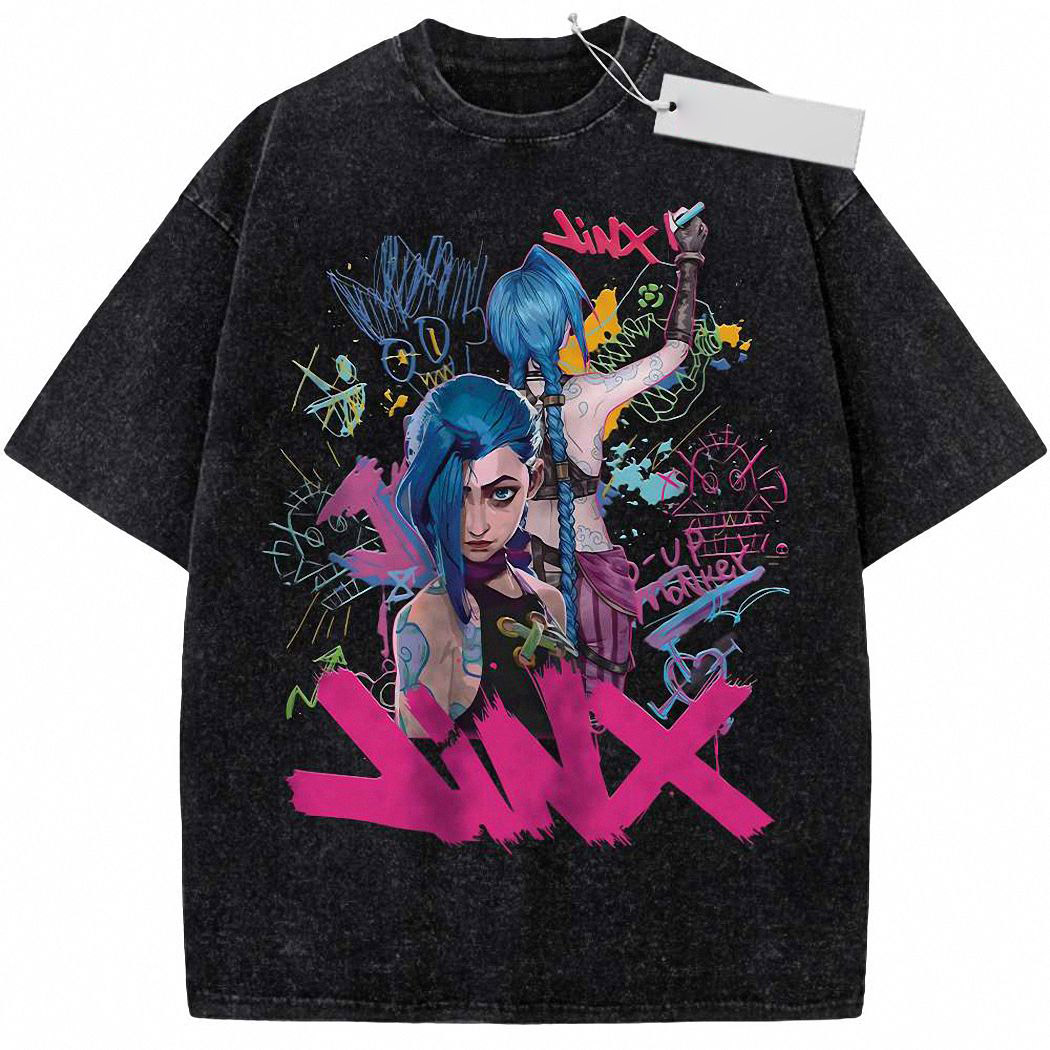 Jinx Shirt, League of Legends Shirt, LoL Shirt, Game Shirt, Vintage T-Shirt 7