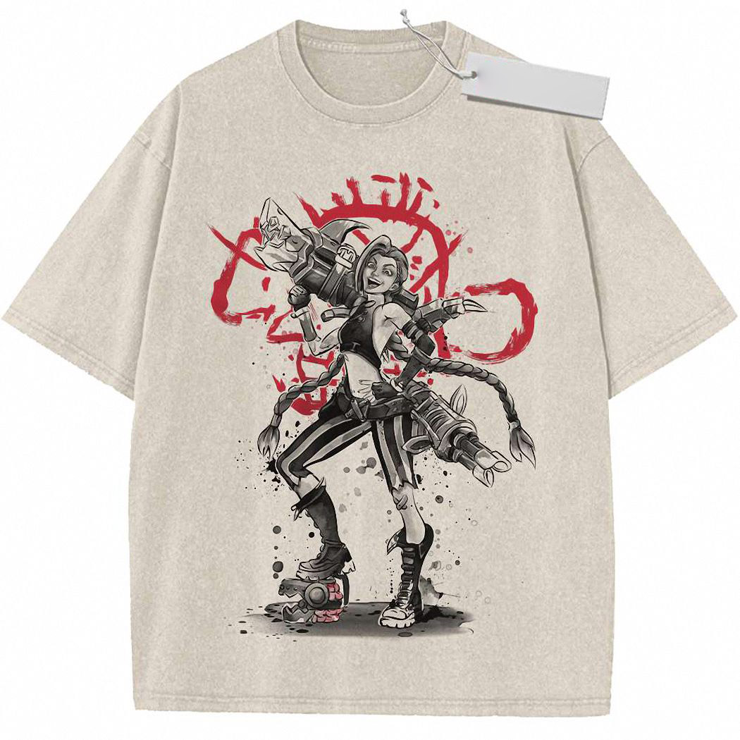 Jinx Shirt, League of Legends Shirt, LoL Shirt, Game Shirt, Vintage T-Shirt 9