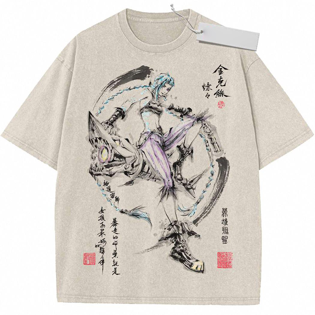 Jinx Shirt, League of Legends Shirt, LoL Shirt, Game Shirt, Vintage Tee 3