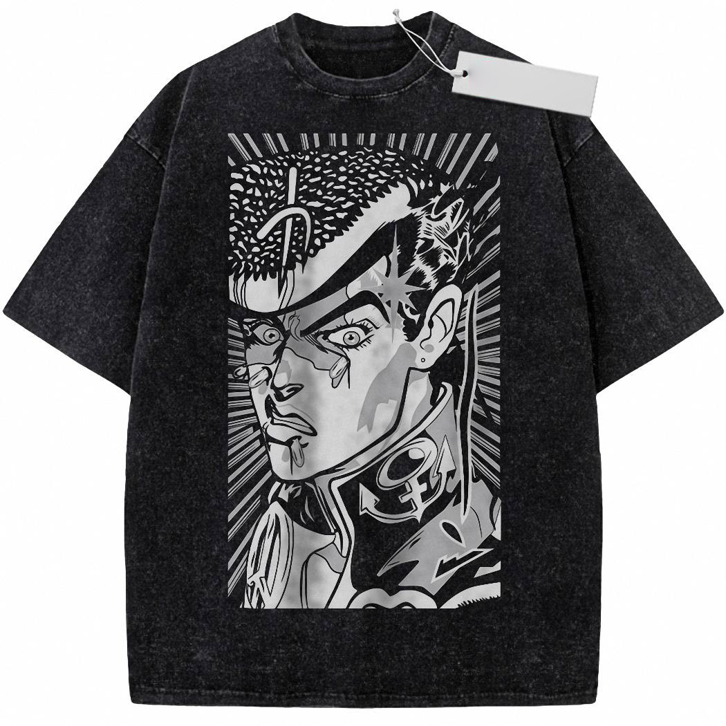 Josuke Higashikata Shirt, JoJo's Bizarre Adventure Shirt, Anime Shirt, Vintage T Shirt 596