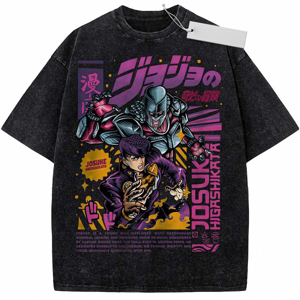 Josuke Higashikata Shirt, JoJo's Bizarre Adventure Shirt, Anime Shirt, Vintage Tee 9