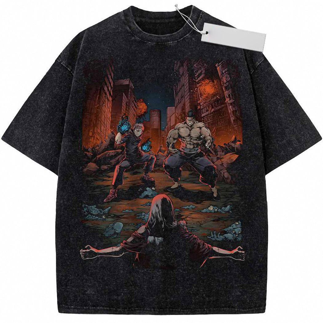 Jujutsu Kaisen Shirt, Anime Shirt, Vintage T-Shirt 8