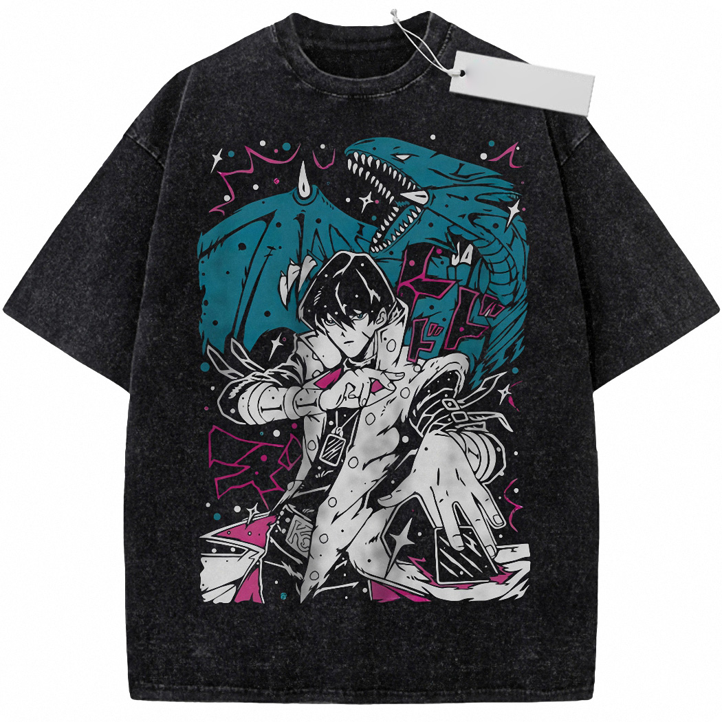 Kaiba Seto Shirt, Blue-Eyes White Dragon Shirt, Yugioh Shirt, Anime Shirt, Vintage Tee 8