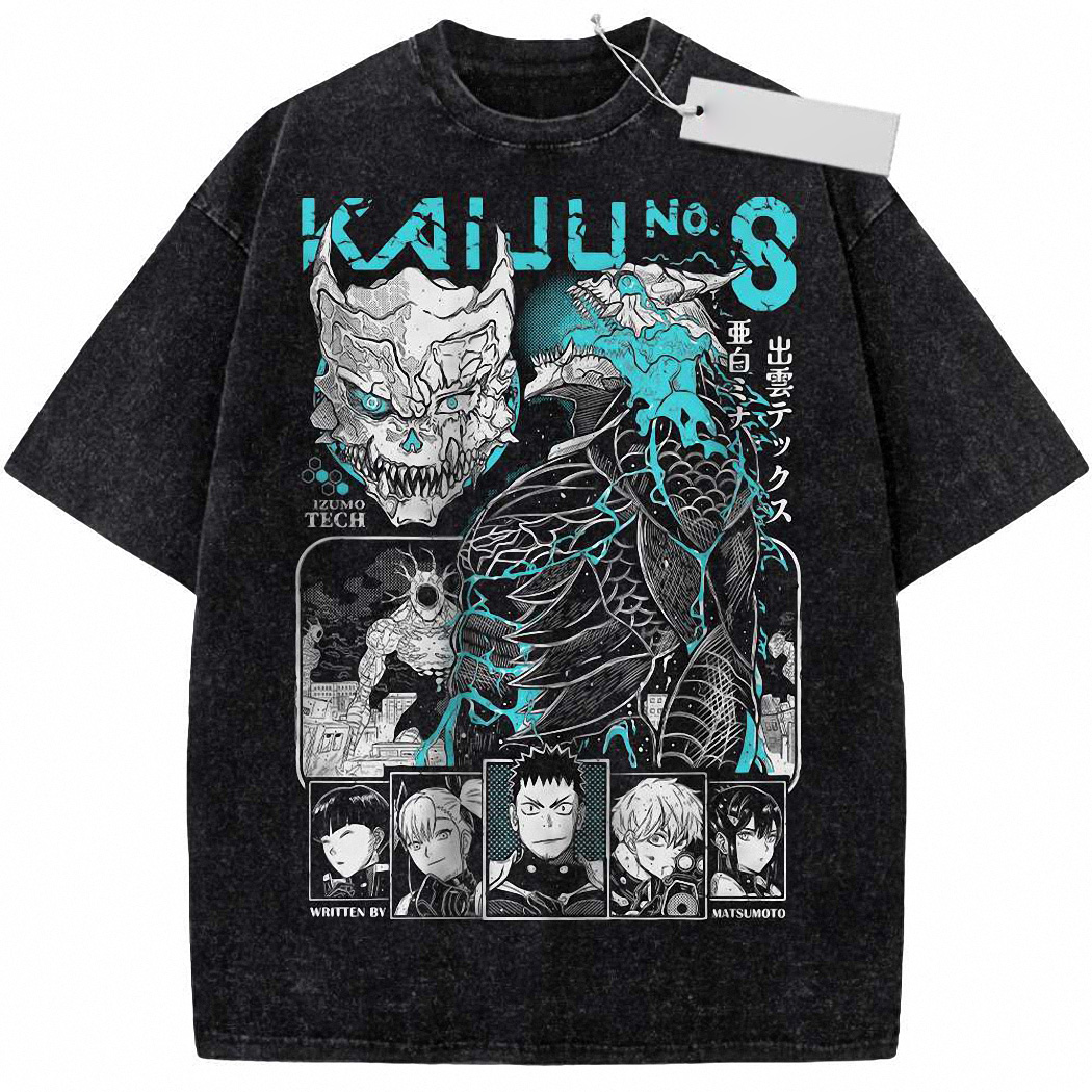 Kaiju No 8 Shirt, Anime Shirt, Vintage Tee 4